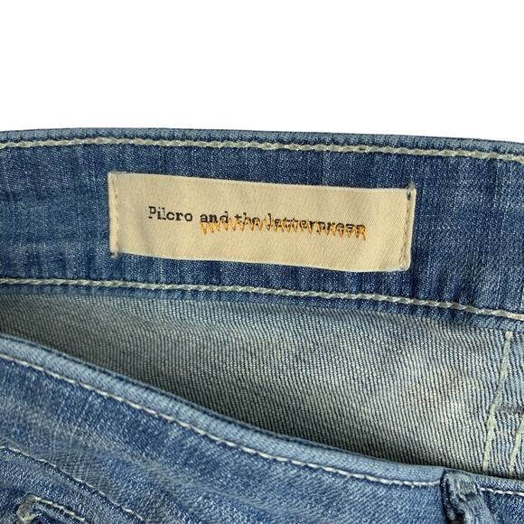 Pilcro and the Letterpress Anthropologie Stet Jeans Skinny Cropped Women's 27 - Picture 4 of 10